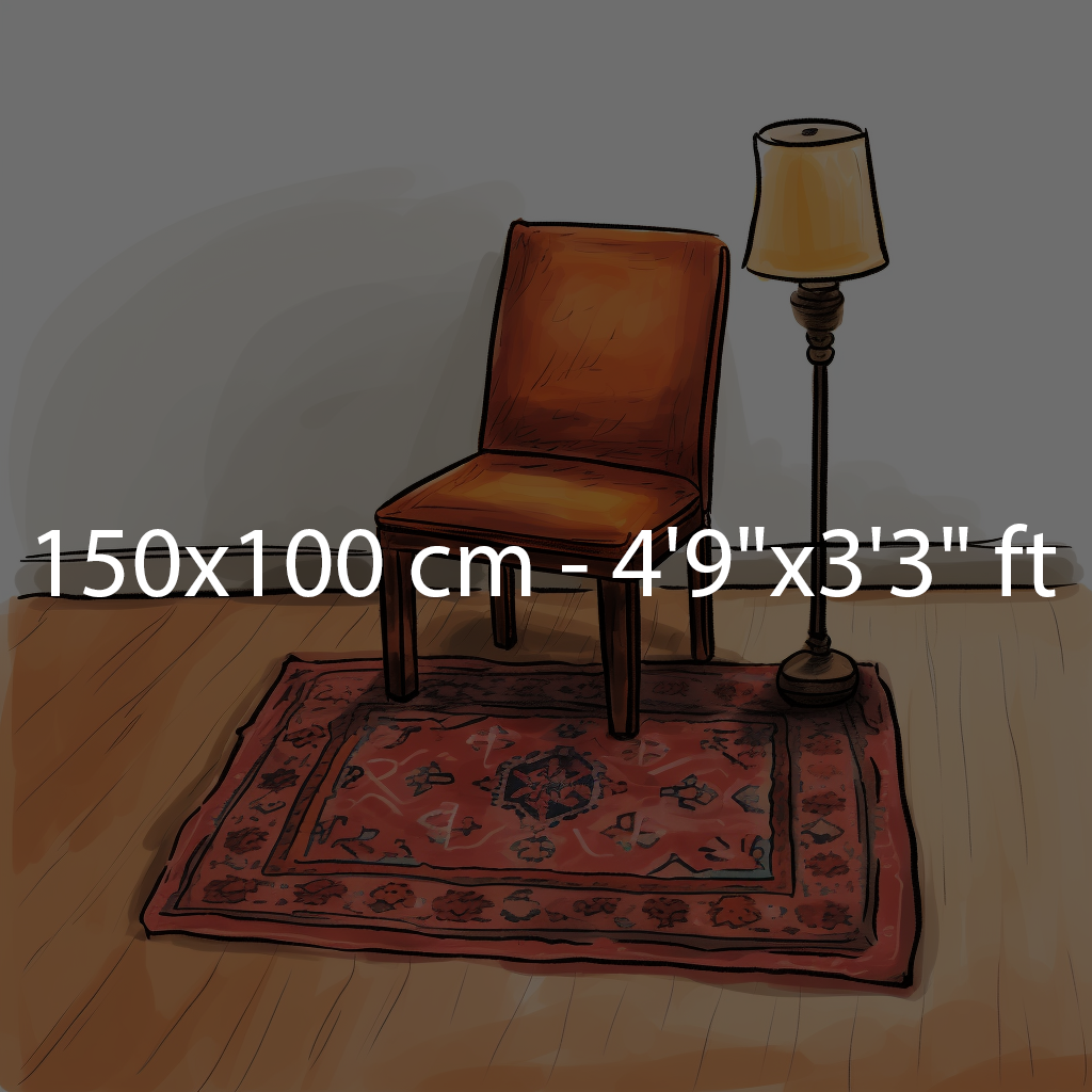 150x100 cm - 4'92"×3'30" ft