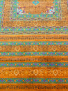 Tangerine Silhouette Printed Rug