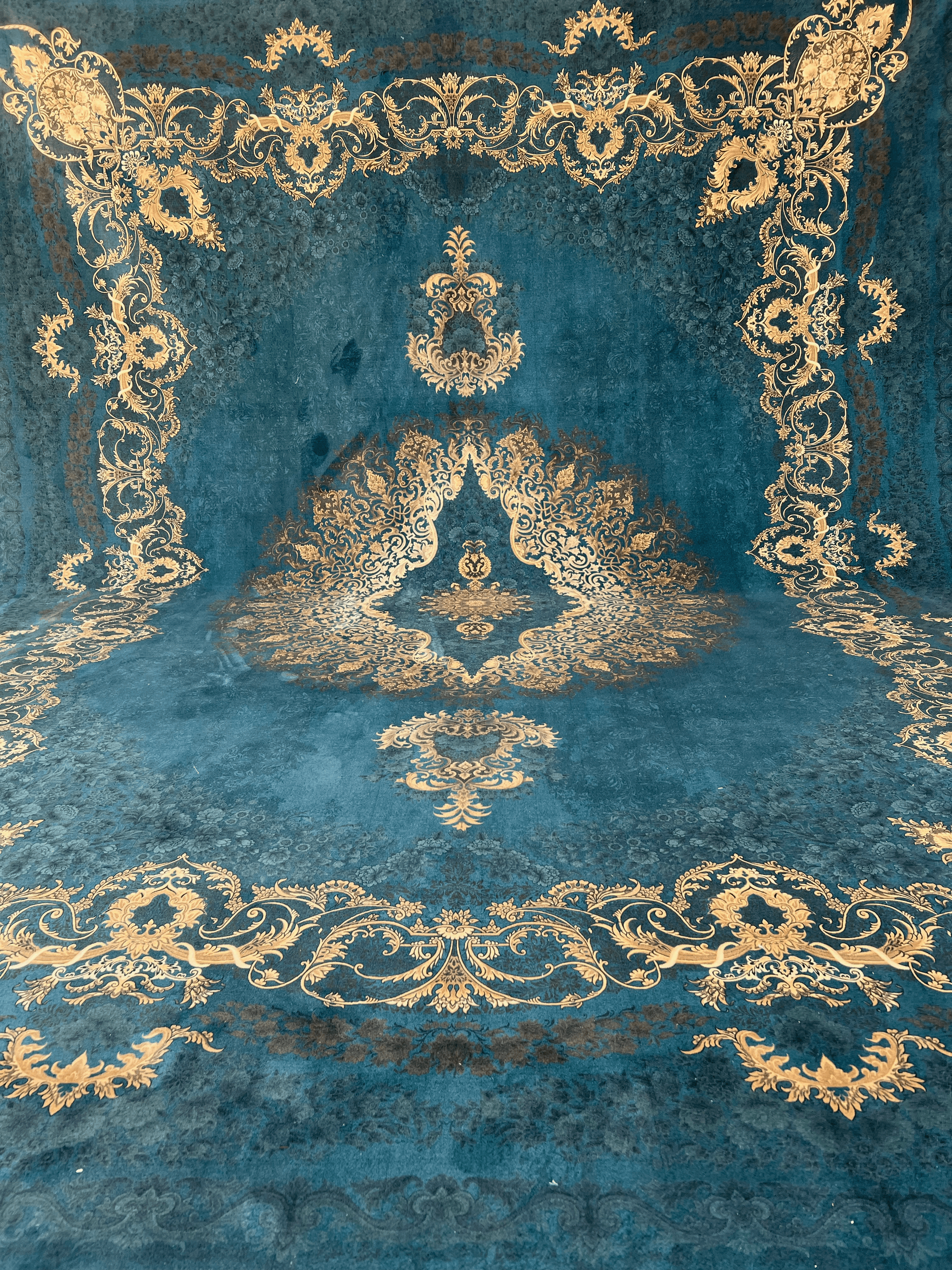 Blue Imperial Vintage Printed Rug
