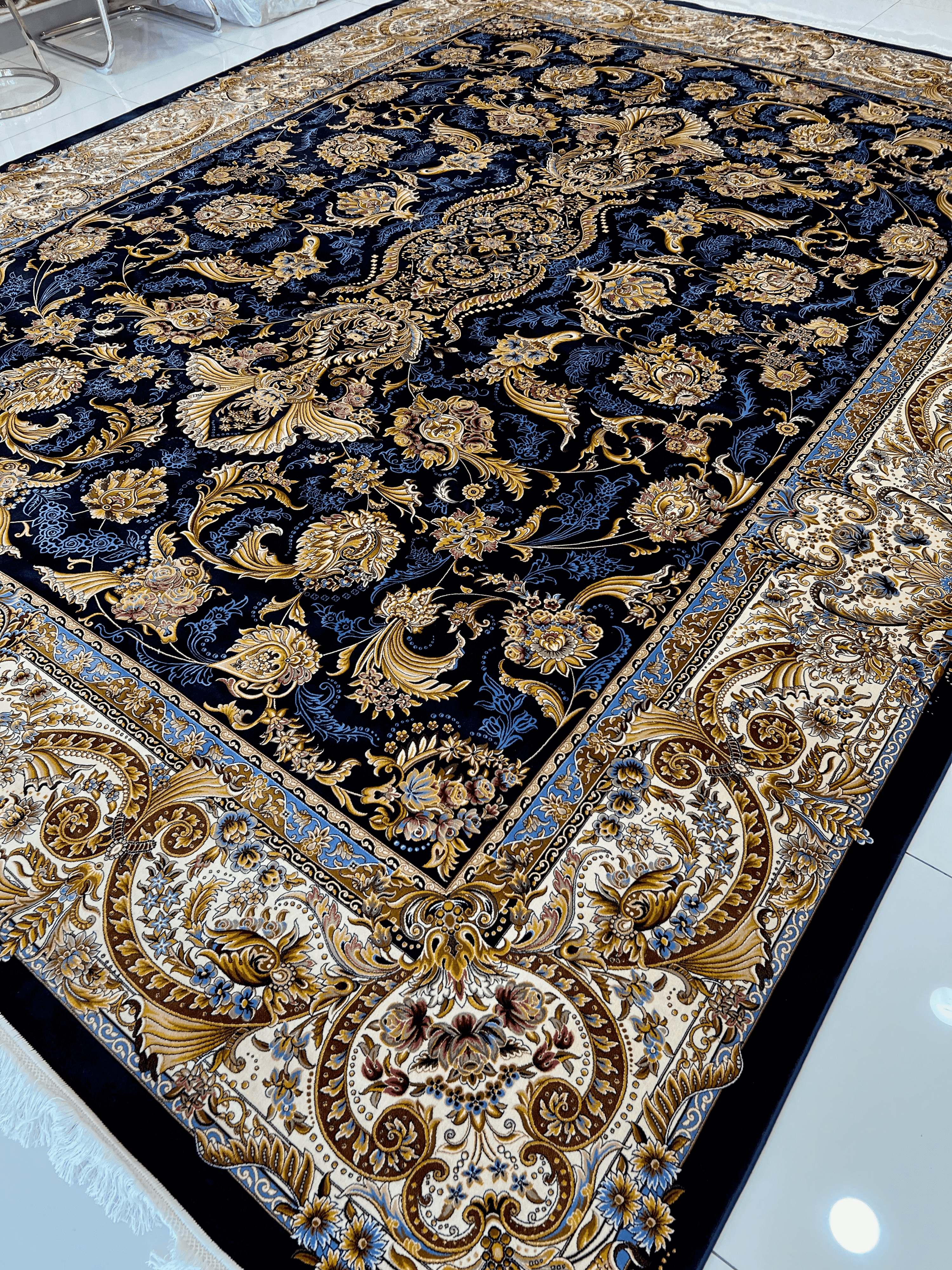 Imperial Scepter Bamboo Silk Rug