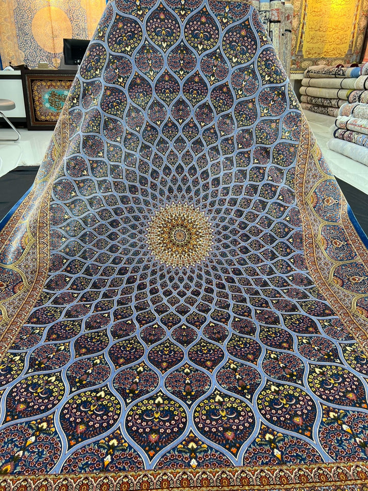 Gonbad Dome Silk Area Rug