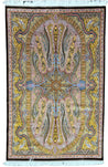 Vibrant Multi-Color Silk Area Rug